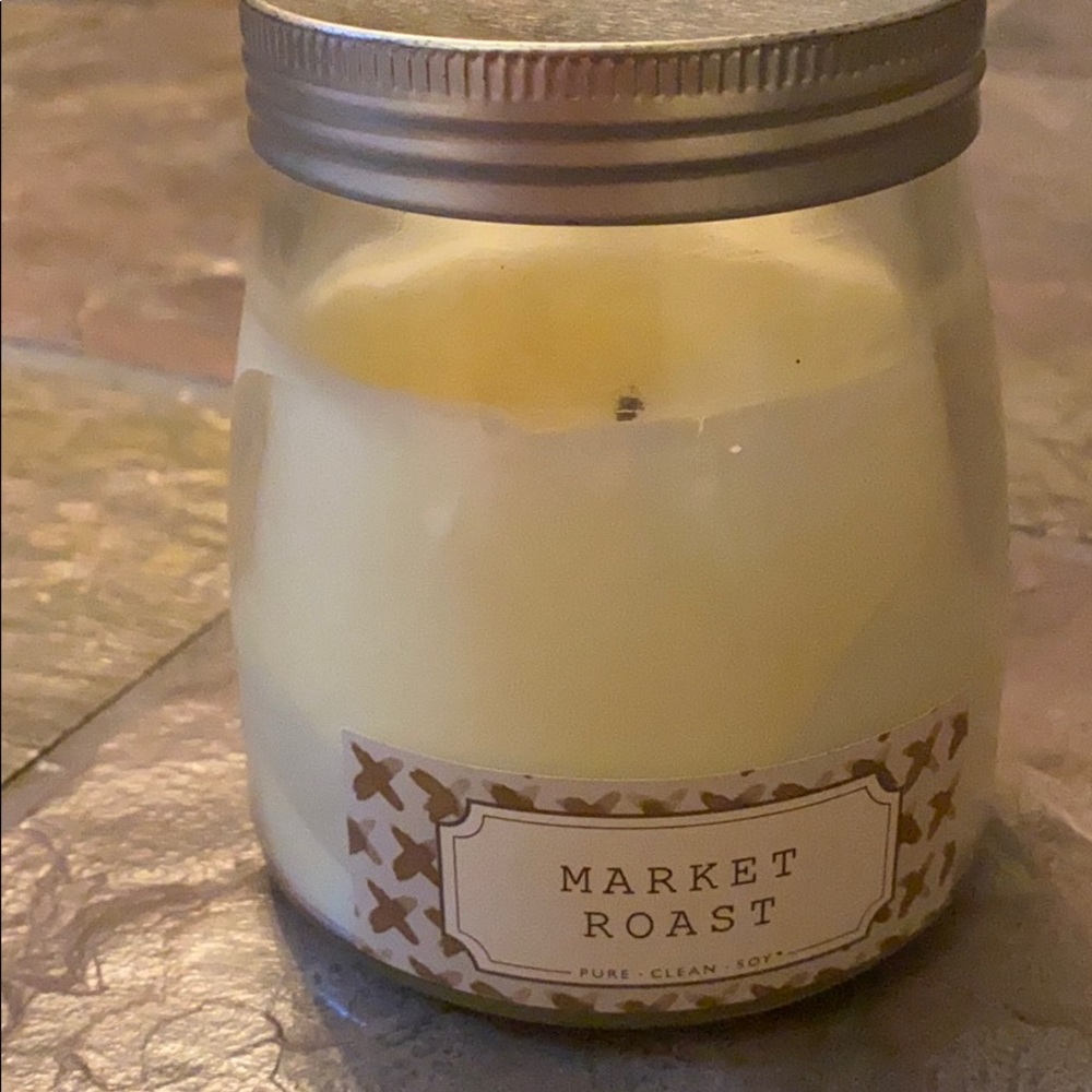 Coffee scented soy candle from target